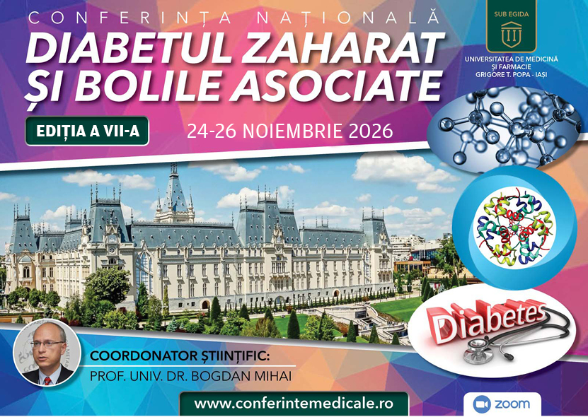 Diabetul Zaharat și Bolile Asotate — Ediția a VII-a, 24–26 noiembrie 2026 — ONLINE